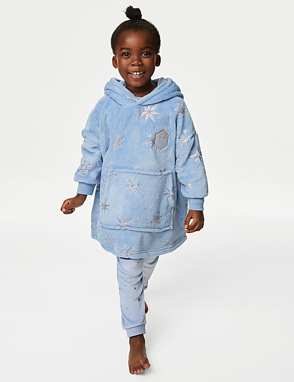 Disney Frozen Oversized Fleece Hoodie 3 8 Yrs BLUE MIX Hoodies M S JO