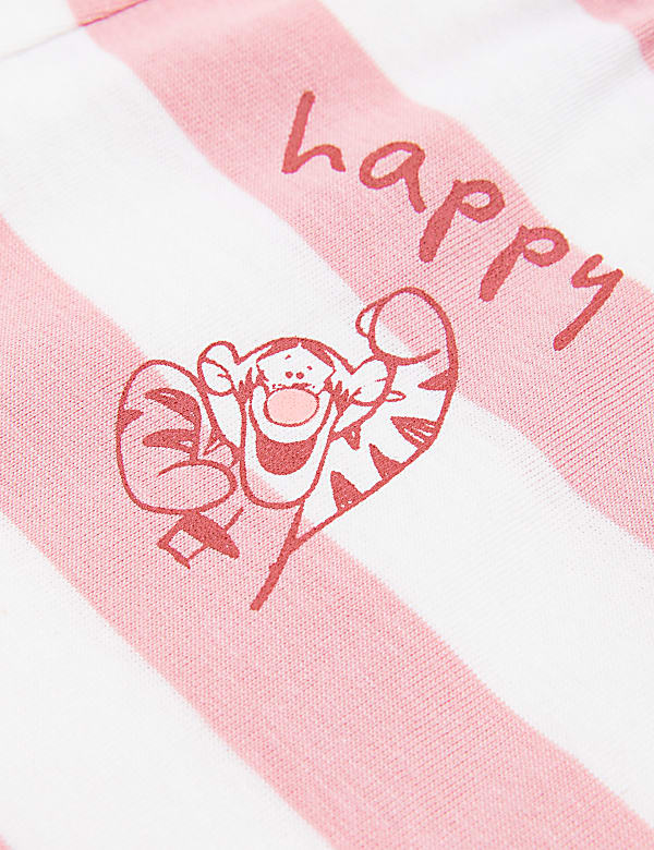 Pure Cotton Striped Crew Neck Pyjama Set