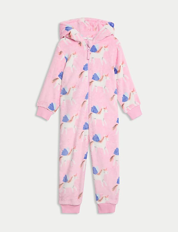 Fleece Unicorn Onesie (1-7 Yrs) - DE
