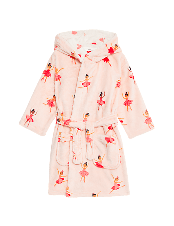 Ballerina Fleece Dressing Gown (1-8 Yrs)