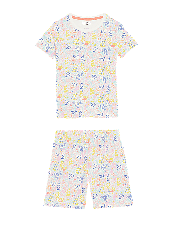 Cotton Rich Floral Short Pyjama Set