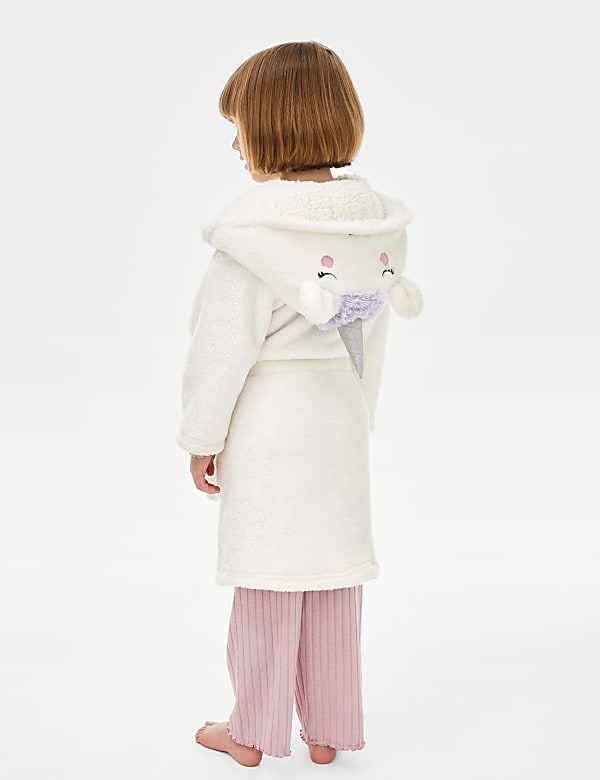 Unicorn Hooded Dressing Gown (1-8 Yrs) - GR