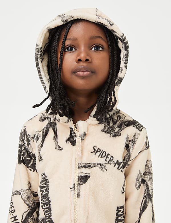Spider man fluffy hoodie new arrivals