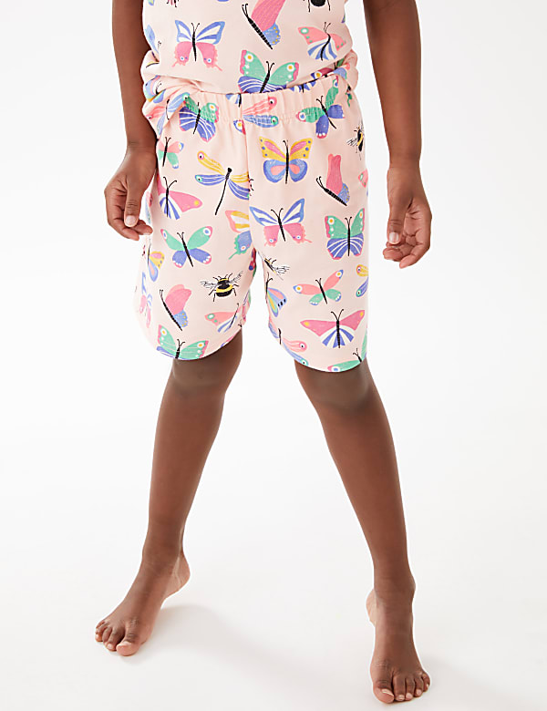Cotton Rich Butterfly Print Short Pyjamas (12 Mths - 7 Yrs)