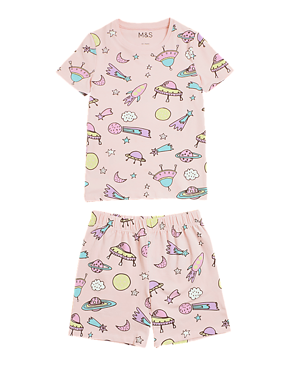 Cotton Rich Space Short Pyjamas (12 Mths - 7 Yrs)