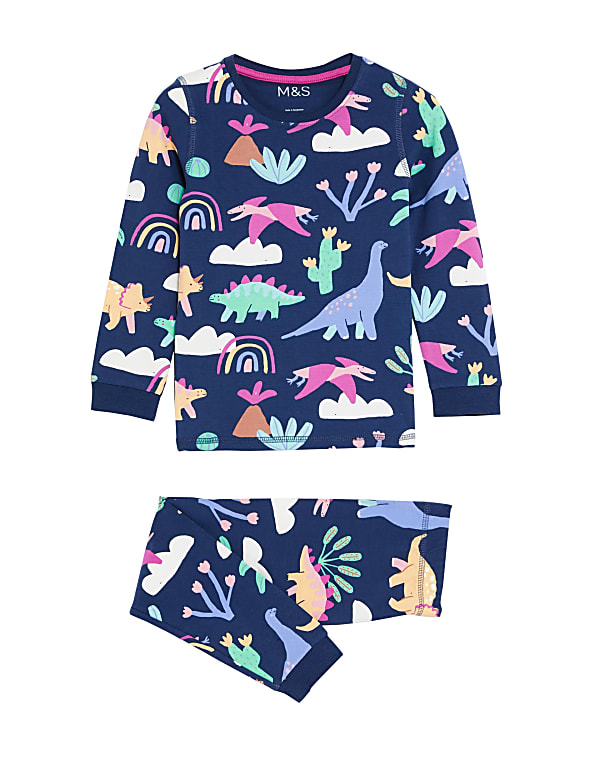 Cotton Rich Dinosaur Pyjamas (1-8 Yrs)
