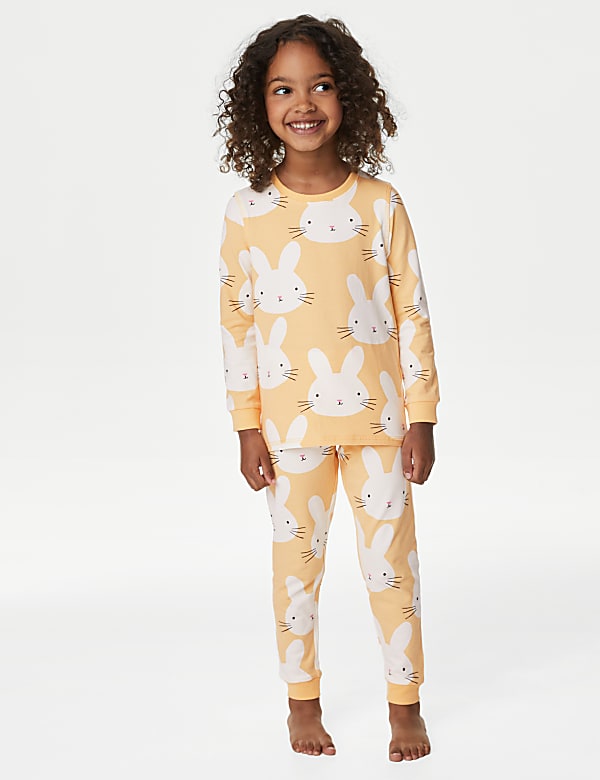 Buy Cotton Rich Bunny Pyjamas 1 8 Yrs at Marks Spencer