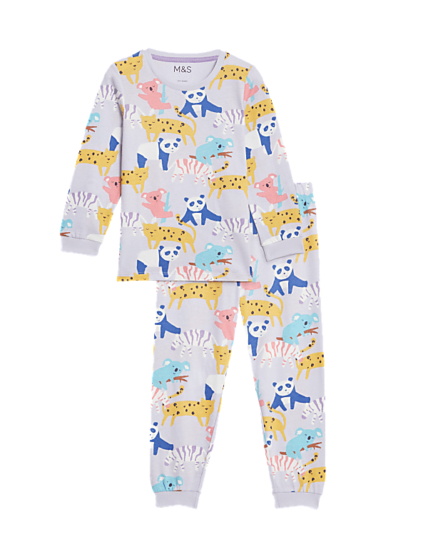 Pure Cotton Animal Pyjamas (1-8 Yrs)