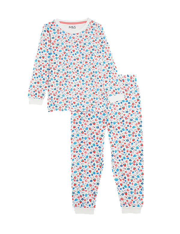 Pure Cotton Printed Pyjamas (1-8 Yrs)