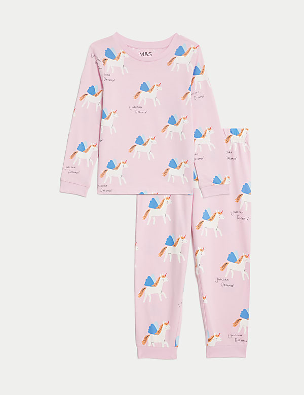 Pure Cotton Unicorn Pyjamas (1-8 Yrs) - IT