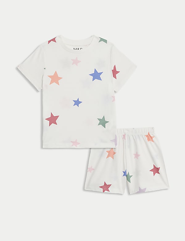 Pure Cotton Star Pyjamas (1-8 Yrs) - UA