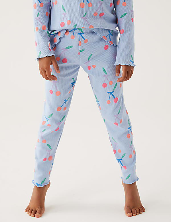 Cotton Rich Cherry Print Pyjamas