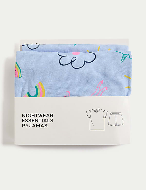Pure Cotton Unicorn Pyjamas (1-8 Yrs)