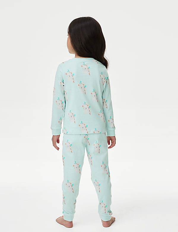 Pure Cotton Koala Print Pyjamas (1-8 Yrs) - GR