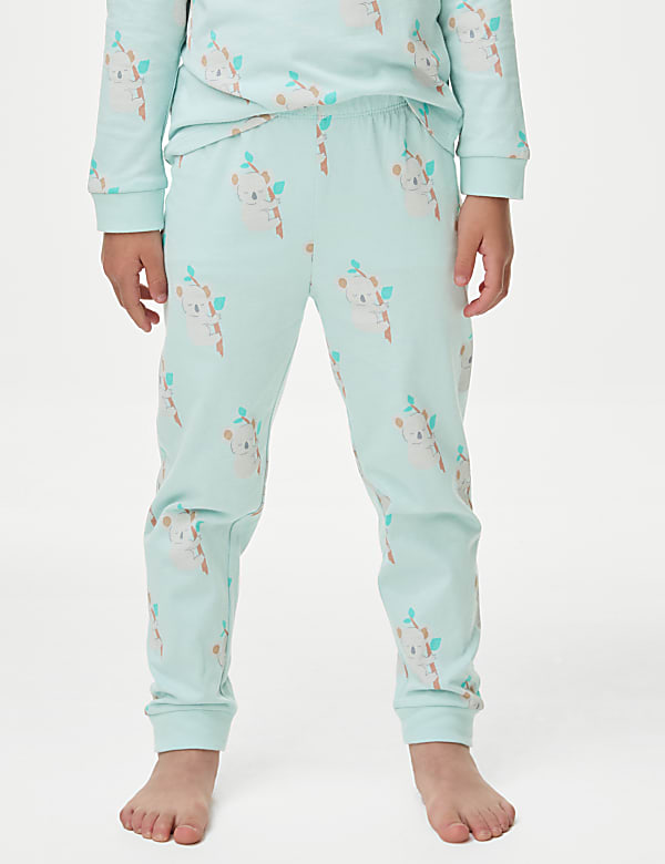 Pure Cotton Koala Print Pyjamas (1-8 Yrs) - GR