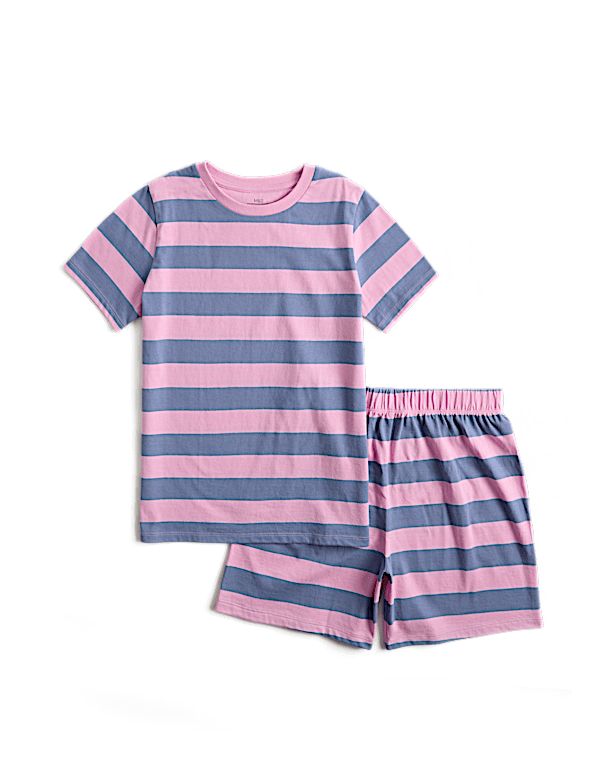 Kids' Pure Cotton Striped Short Pyjamas (1-16 Yrs)