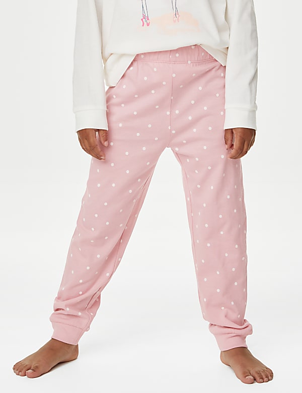 2pk Pure Cotton Ballerina Pyjama Sets (1-8 Yrs)