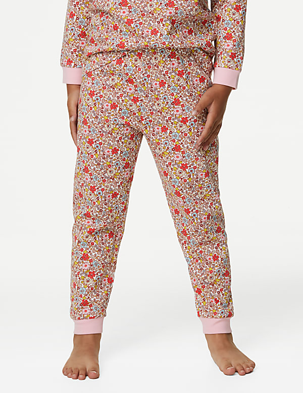 3pk Pure Cotton Floral Pyjama Sets (1-8 Yrs)
