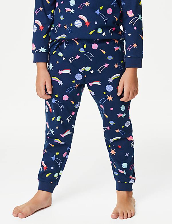 2pk Pure Cotton Unicorn Pyjama Sets (1-8 Yrs)