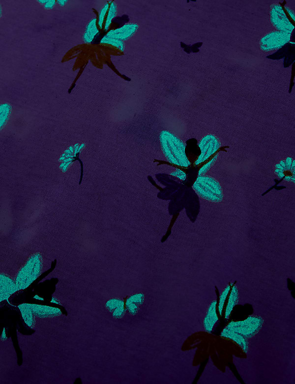 Pure Cotton Glow In The Dark Fairy Pyjamas (1-8 Yrs)