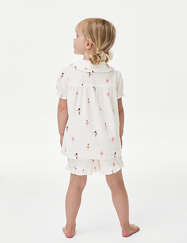 Pure Cotton Ballerina Pyjamas (1-8 Yrs)