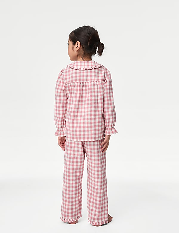 Pure Cotton Checked Pyjamas (1-8 Yrs)