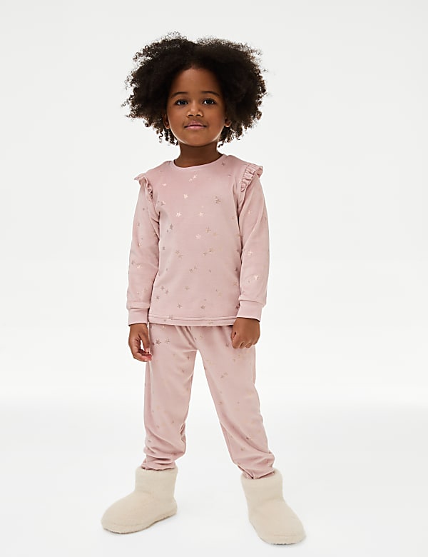 Velour pyjamas girl discount