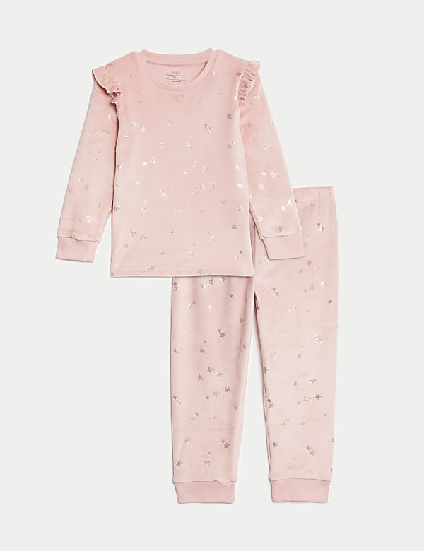 Velour Star Pyjamas (1-8 Yrs) - FR