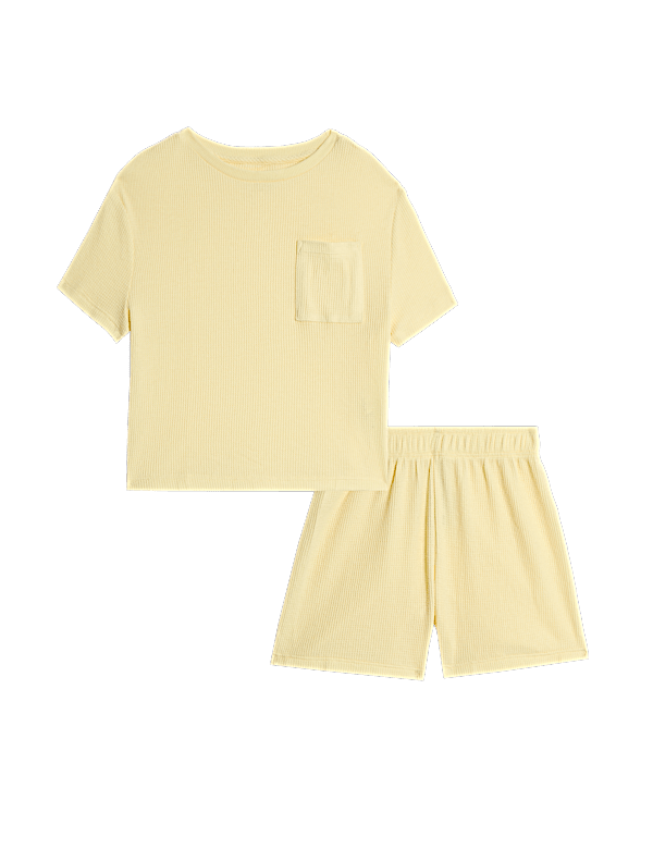 Cotton Blend Waffle Pyjamas (12 Mths-16 Yrs)