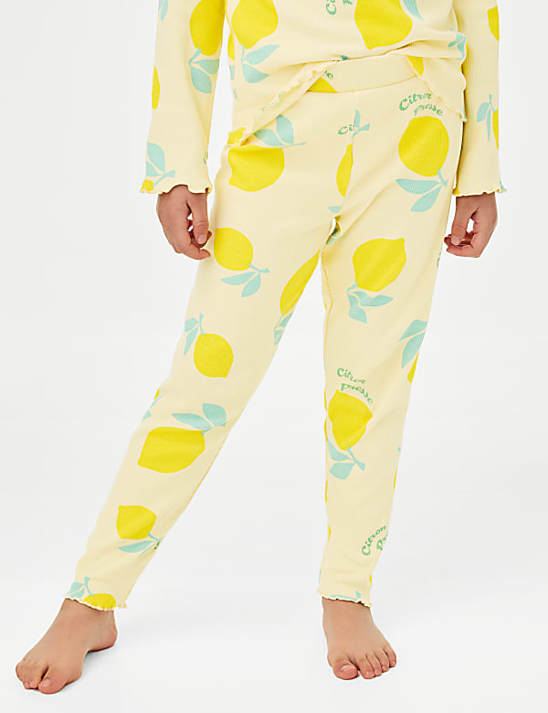 Cotton Rich Lemon Pyjamas (1-8 Yrs) - RO