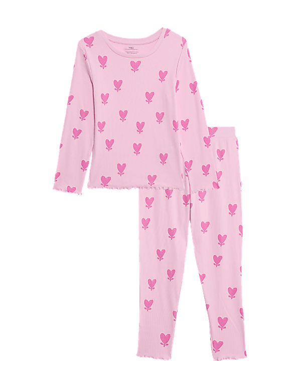 Cotton Rich Hearts Pyjamas (1-8 Yrs)