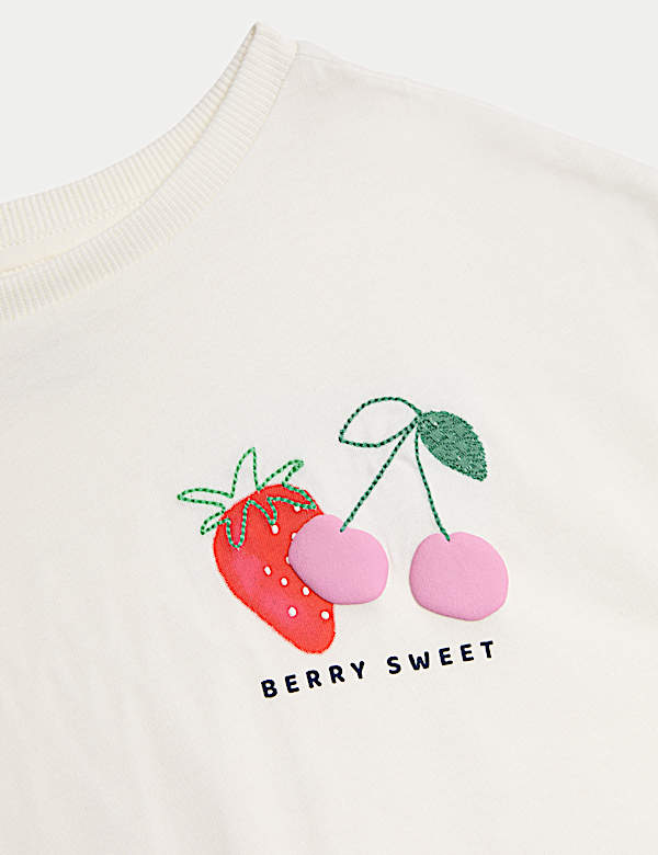 2pk Pure Cotton Fruit Pyjama Sets (1-16 Yrs)