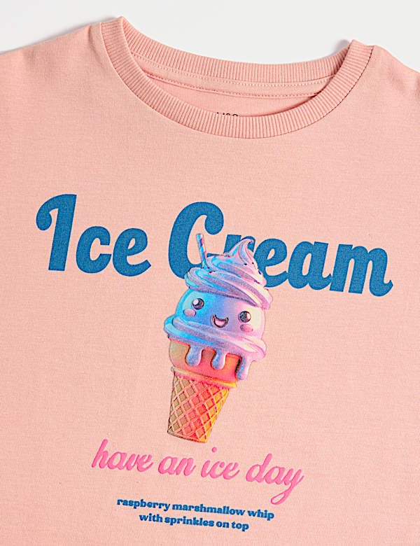 2pk Cotton Rich Printed Pyjama Sets (1-8 Yrs)