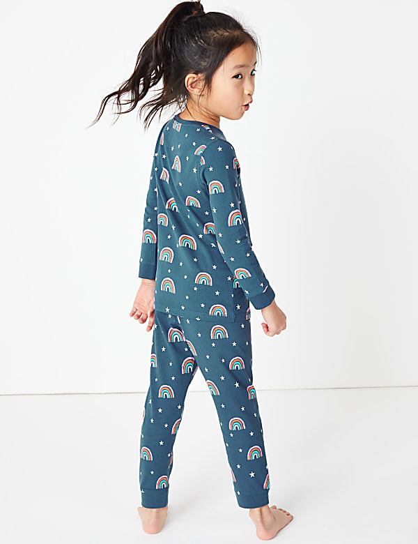 Cotton Rainbow Pyjama Set (1-7 Yrs)