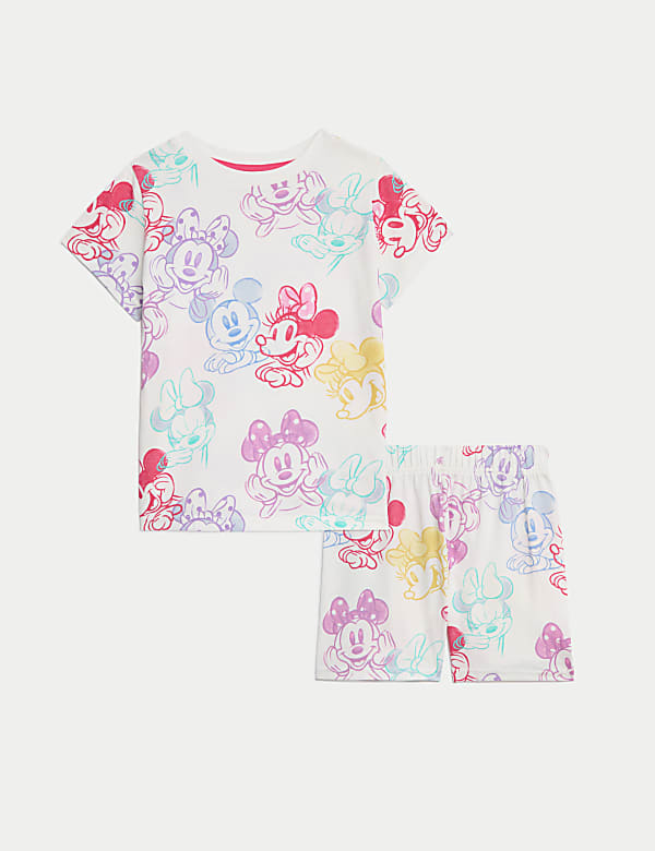 Pure Cotton Mickey™ and Minnie™ Pyjamas (1-7 Yrs) - ES
