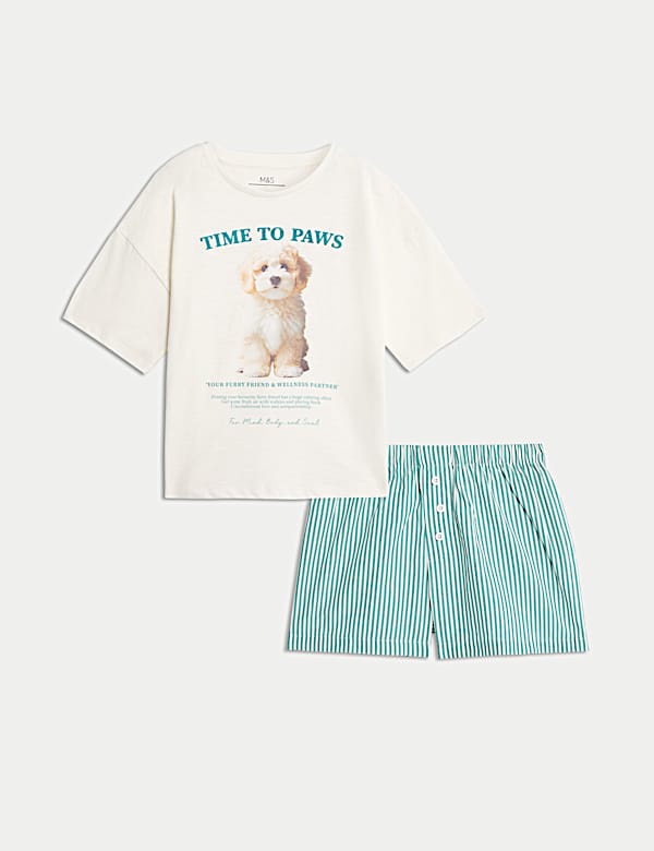 Pure Cotton Dog Pyjamas (1-16 Yrs)