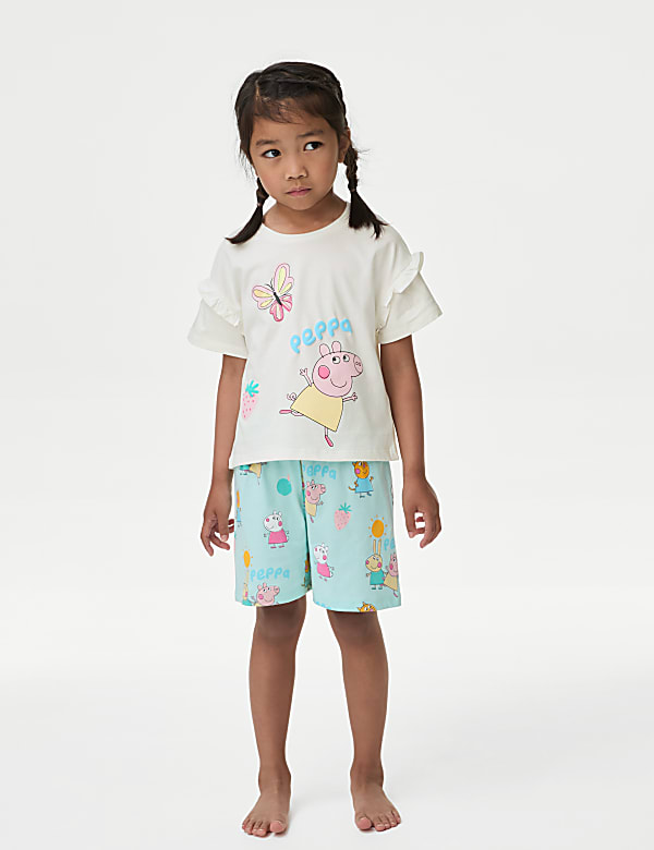 Pure Cotton Peppa Pig Pyjamas 1 7 Yrs MULTI Pyjamas M S CH
