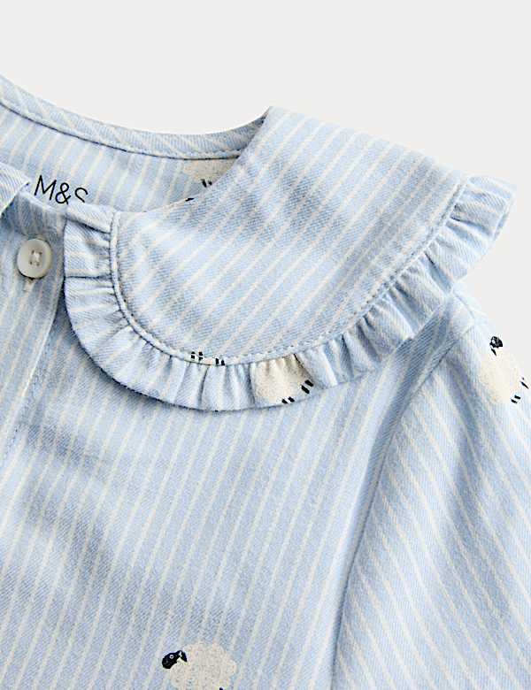 Pure Cotton Sheep Pyjamas (9 Mths-8 Yrs) - DK