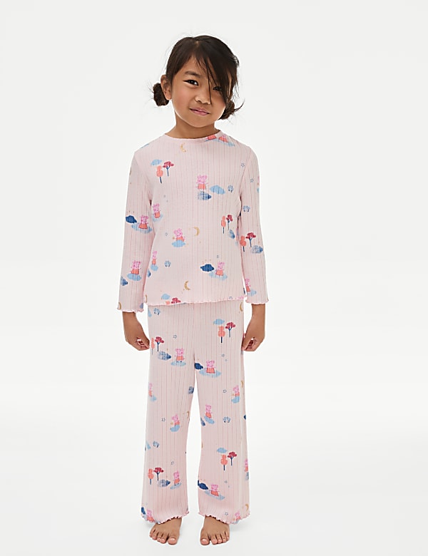 Peppa Pig™ Cosy Rib Pyjamas (1-7 Yrs)