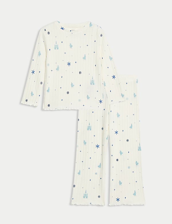 Disney Frozen™ Cosy Ribbed Pyjamas (2-8 Yrs) - GR