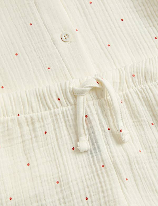 Pure Cotton Spotty Pyjamas (9 Mths - 8 Yrs)