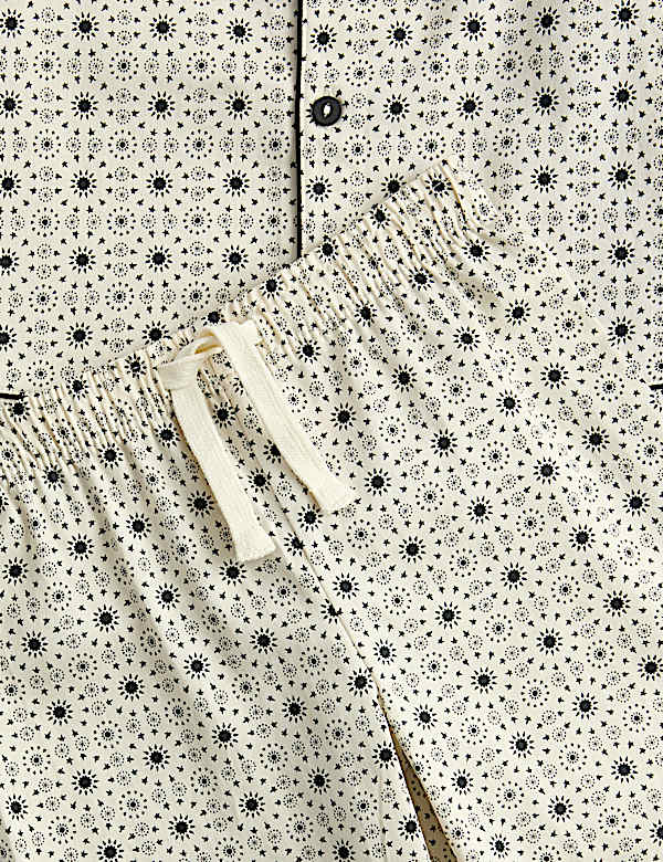 Pure Cotton Sateen Revere Eid Pyjamas - BN