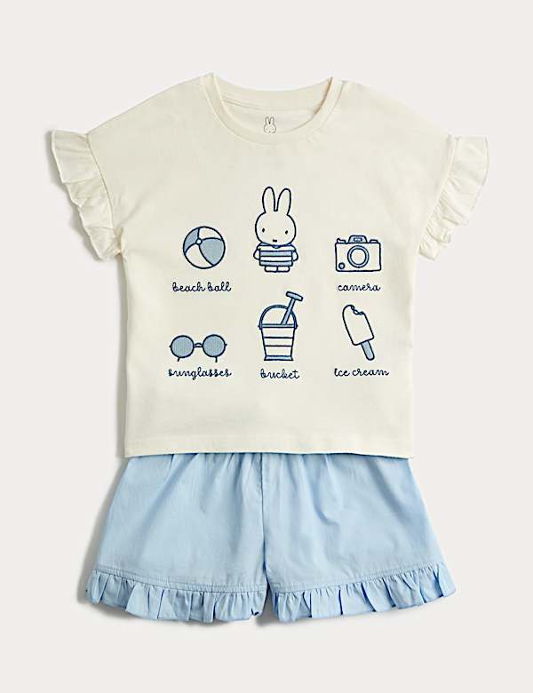 Pure Cotton Miffy&trade; Pyjamas (1-8 Yrs)