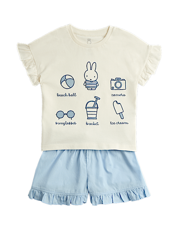 Pure Cotton Miffy&trade; Pyjamas (1-8 Yrs)