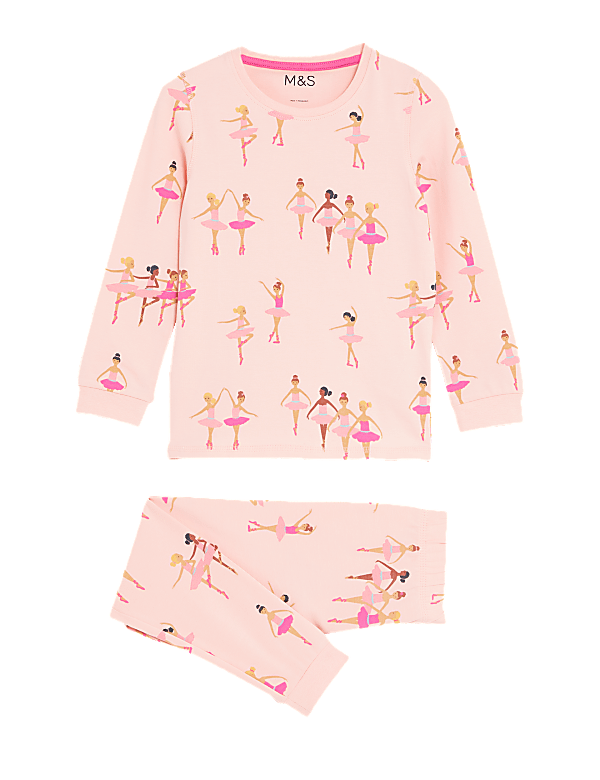 Cotton Rich Ballerina Pyjamas (1-8 Yrs)