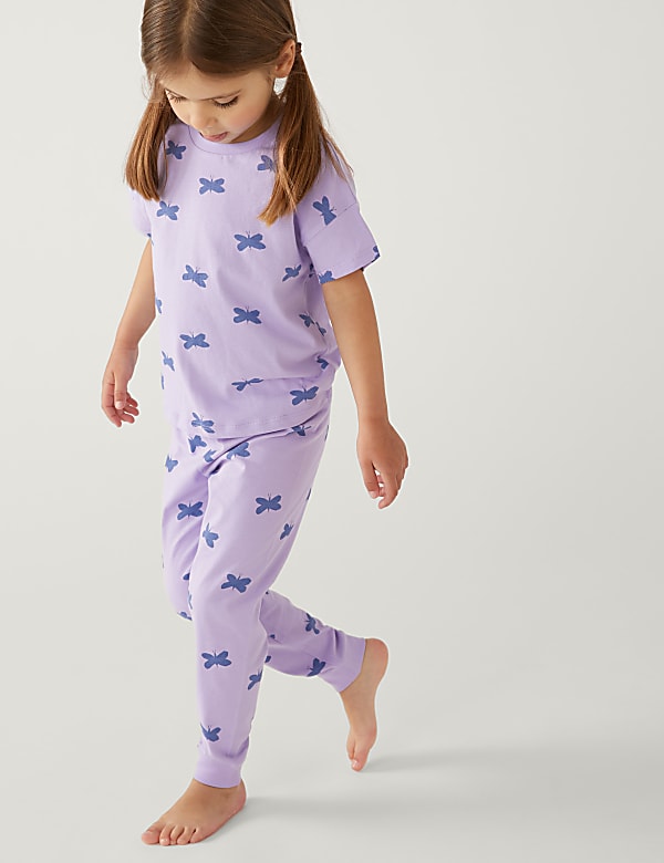 3pk Pure Cotton Printed Pyjama Sets