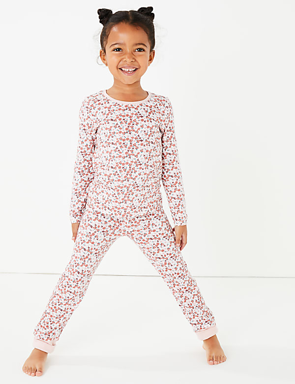 3 Pack Cotton Floral Print Pyjama Sets