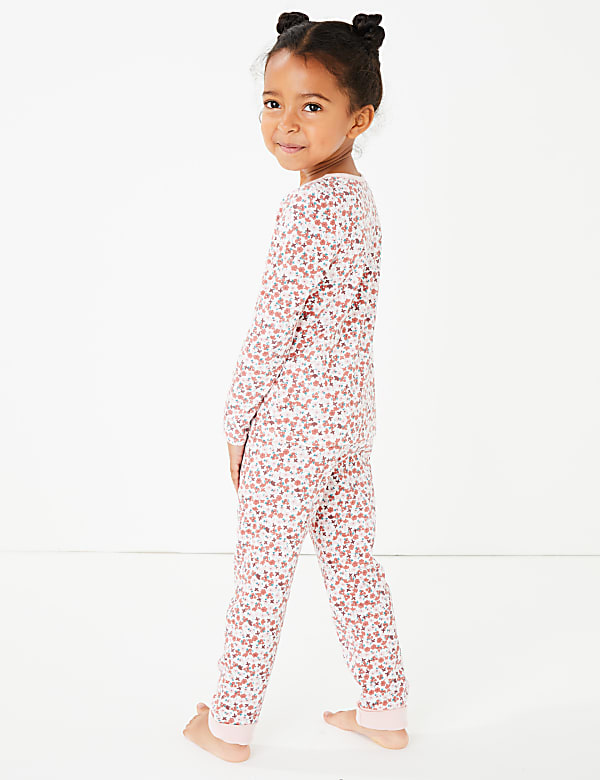 3 Pack Cotton Floral Print Pyjama Sets
