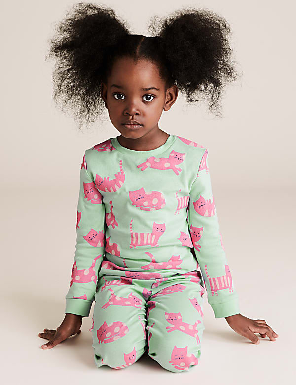 3 Pack Cotton Animal Pyjama Sets (1-7 Yrs)