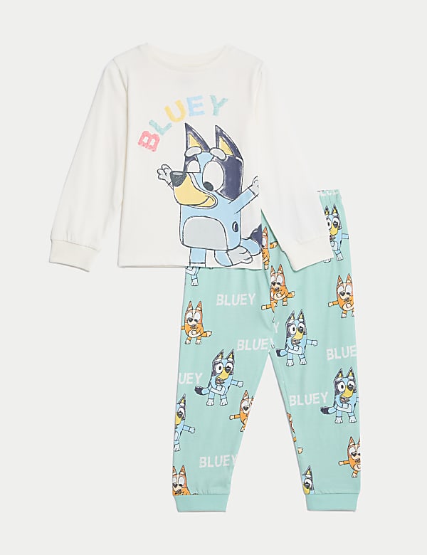 Pyjama 100 % coton &agrave; motif Bluey&trade; (du 1 au 7 ans) - LU
